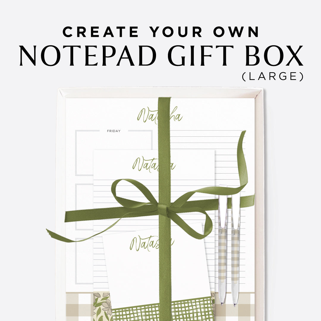 Create Your Own Notepad Gift Box - Large – Patterned Goods